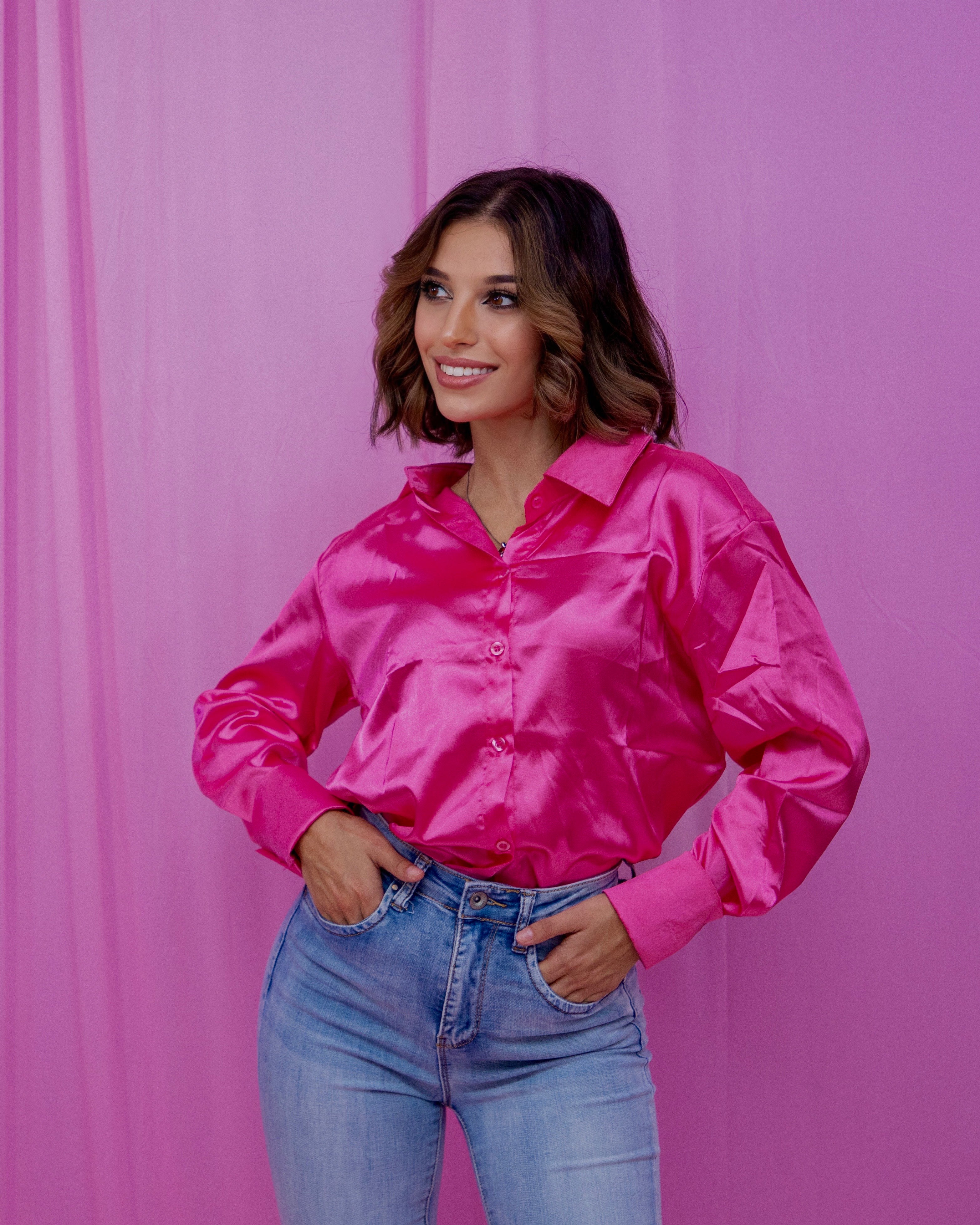 CAMICIETTA BLOUSE FUCSIA